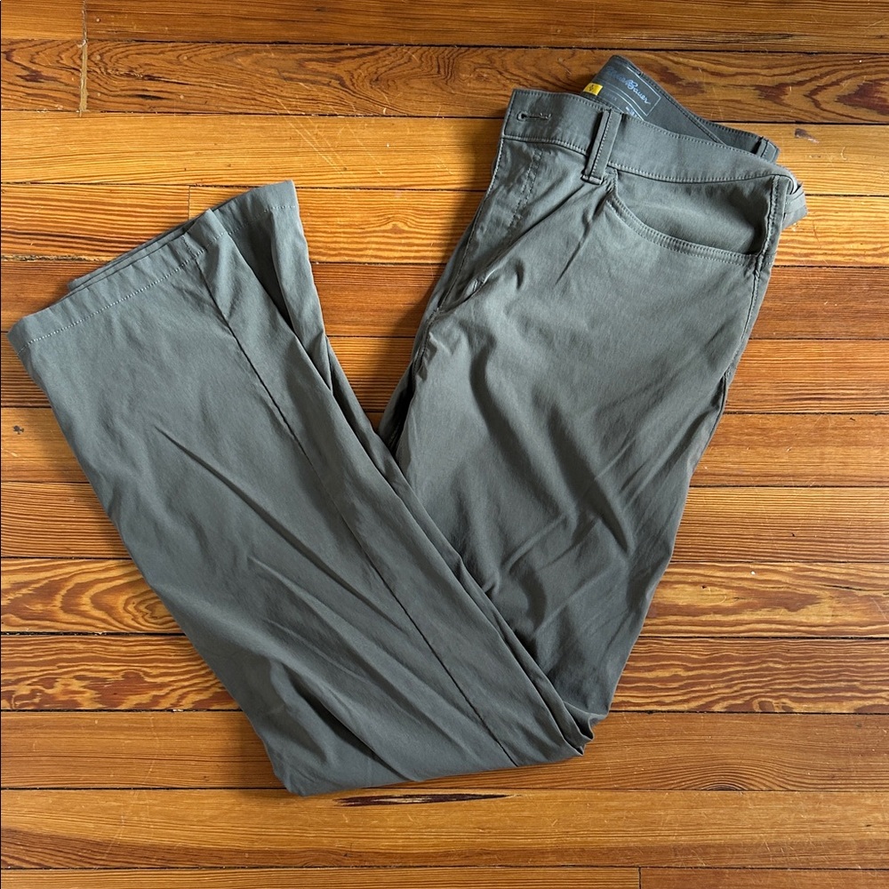 Eddie Bauer Men's Charcoal Chinos